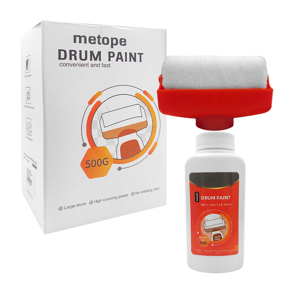 Set 2 x Trafalet cu rezervor si vopsea lavabila alba