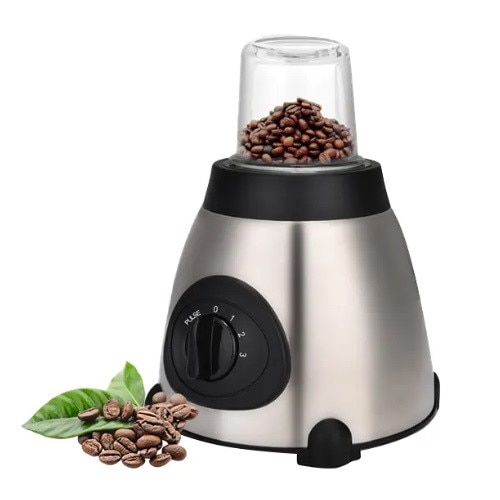 Blender din Inox, 2 in1, 5 viteze, 2200 W, rasnita inclusa