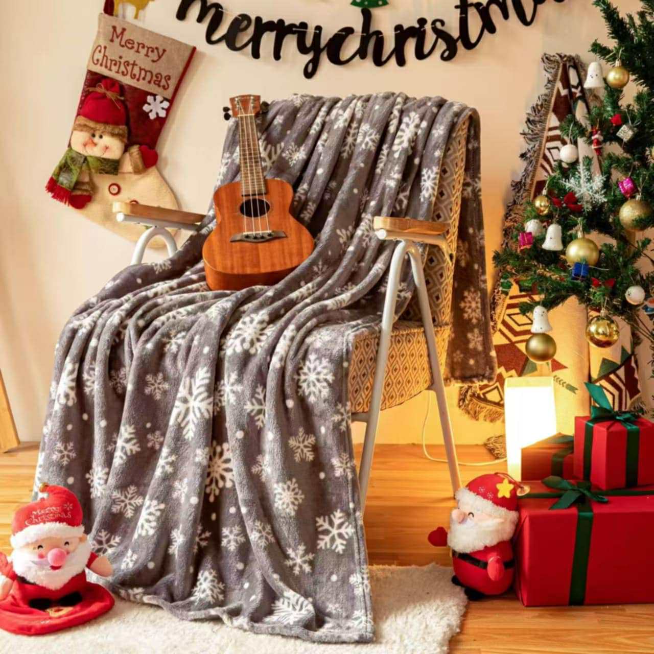 Patura Cocolino 150x200 cm, model fulgi de zapada