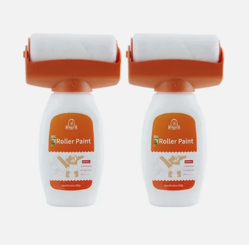 Set 2 x Trafalet cu rezervor si vopsea lavabila alba