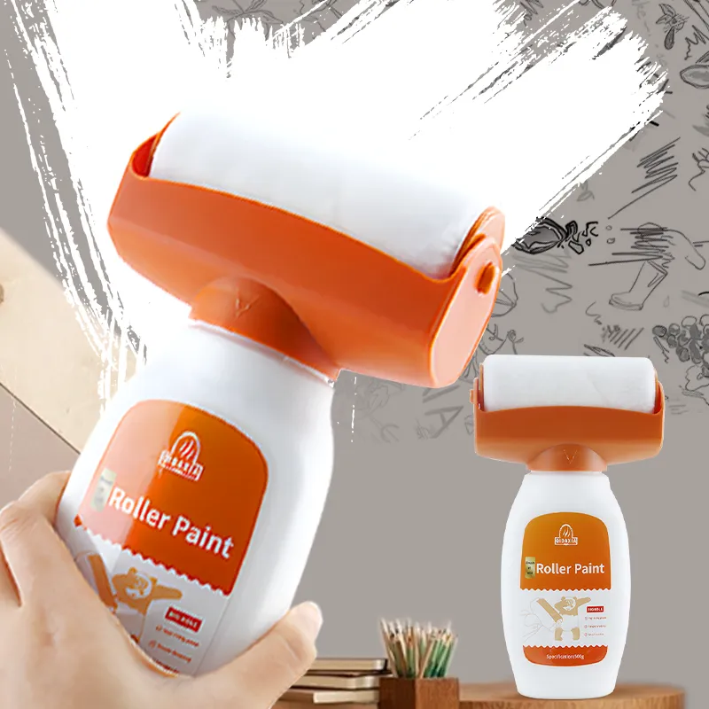 Set 2 x Trafalet cu rezervor si vopsea lavabila alba