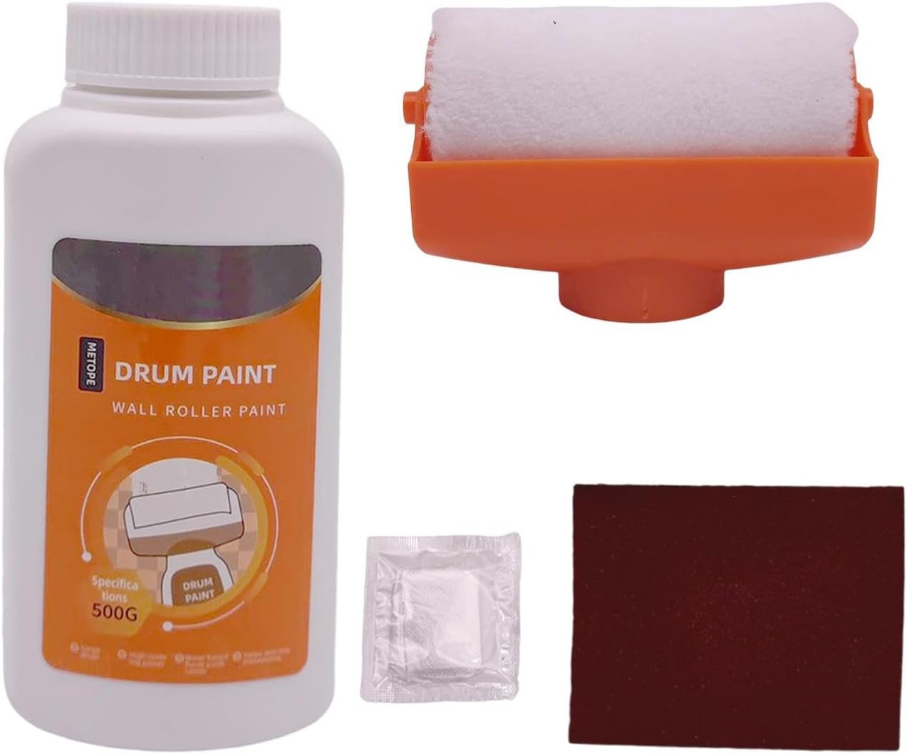 Set 2 x Trafalet cu rezervor si vopsea lavabila alba