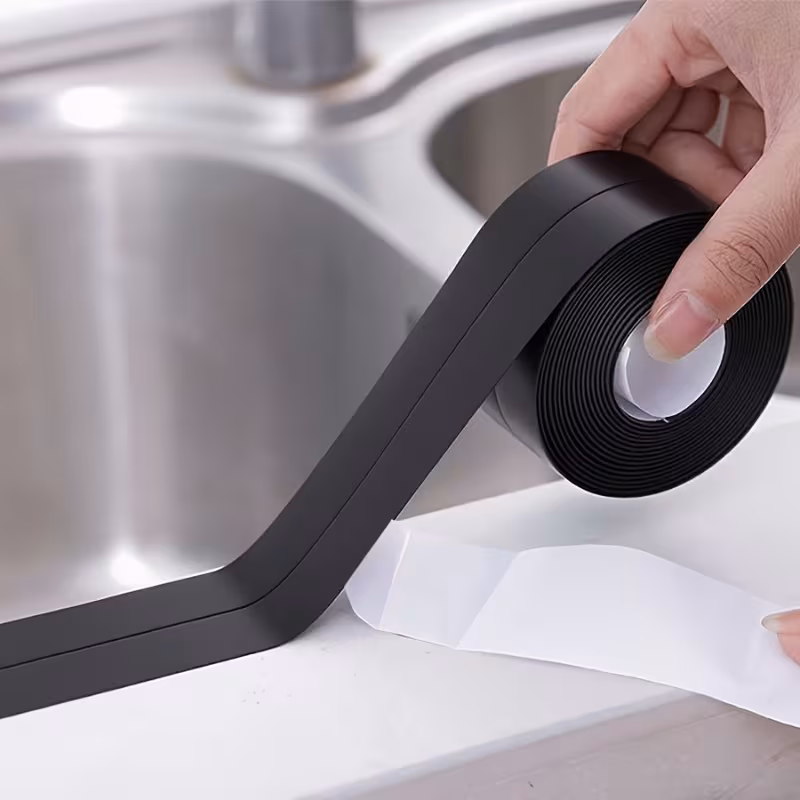 Set 2 x banda adeziva pentru etansare, 3.6 cm x 3.2 M, Negru