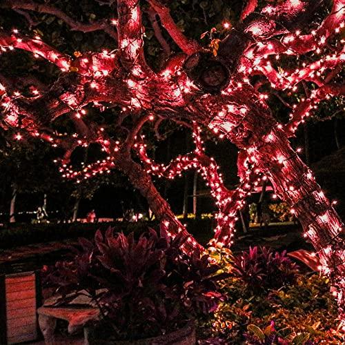 Set 4 x Instalatie LED 70 LED, 7 metri, Rosu