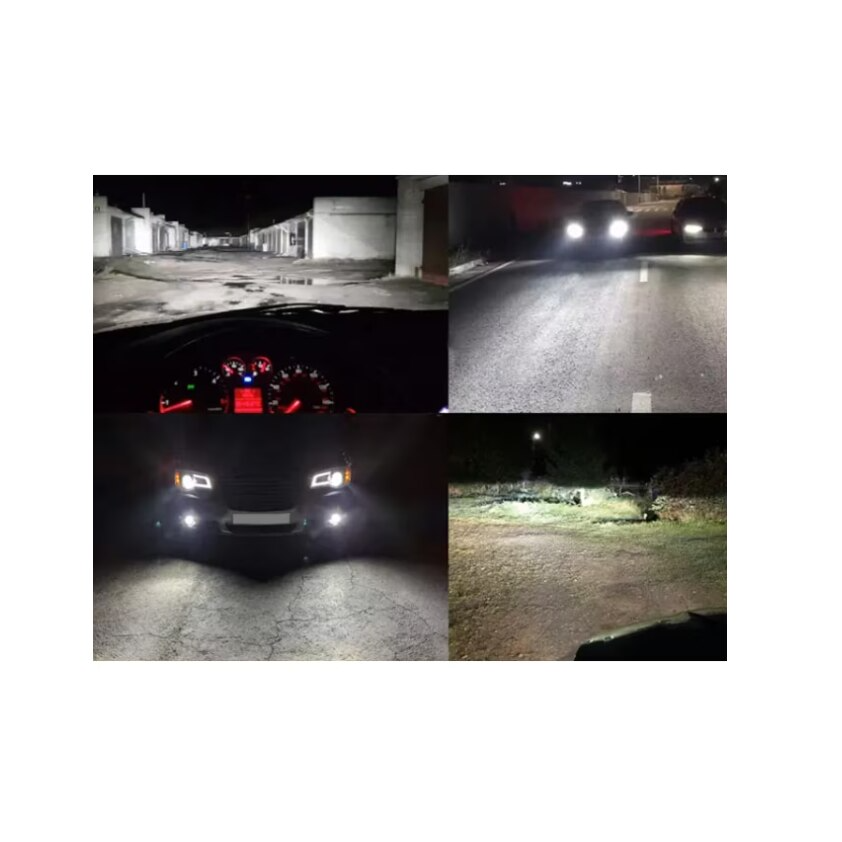 Set 2 becuri auto H7, LED cu lupa PRO, 140W, 6500K