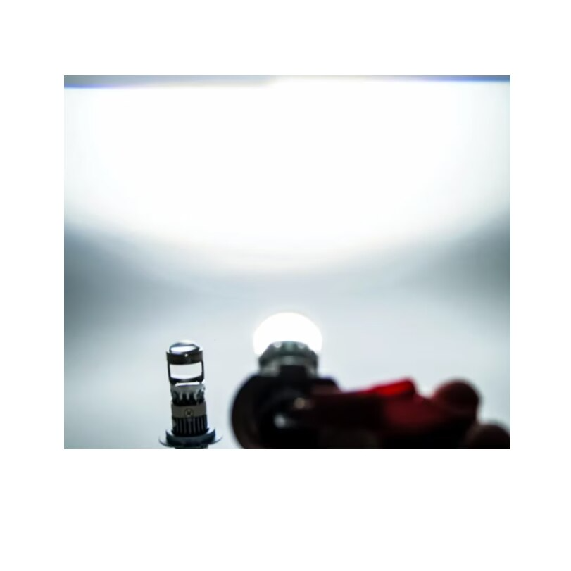 Set 2 becuri auto H7, LED cu lupa PRO, 140W, 6500K