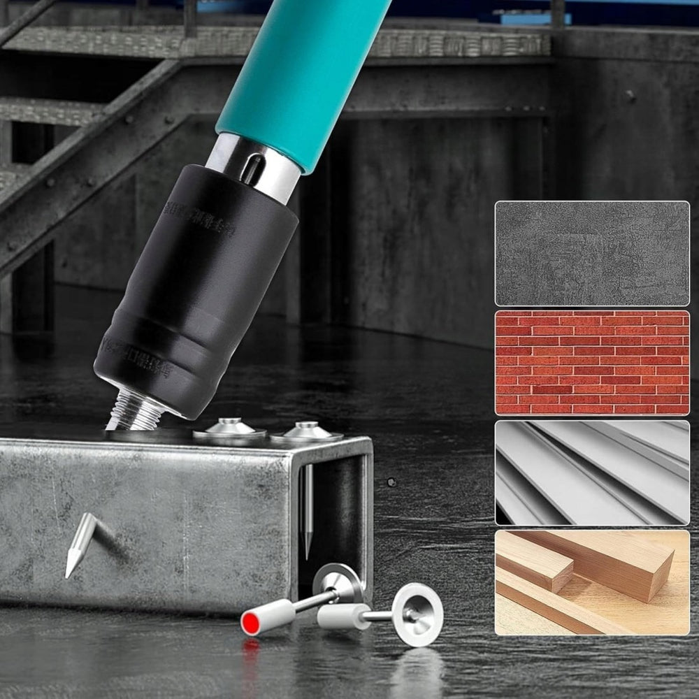 Pistol manual pentru fixare nituri/cuie, Accesorii + 250 de cuie