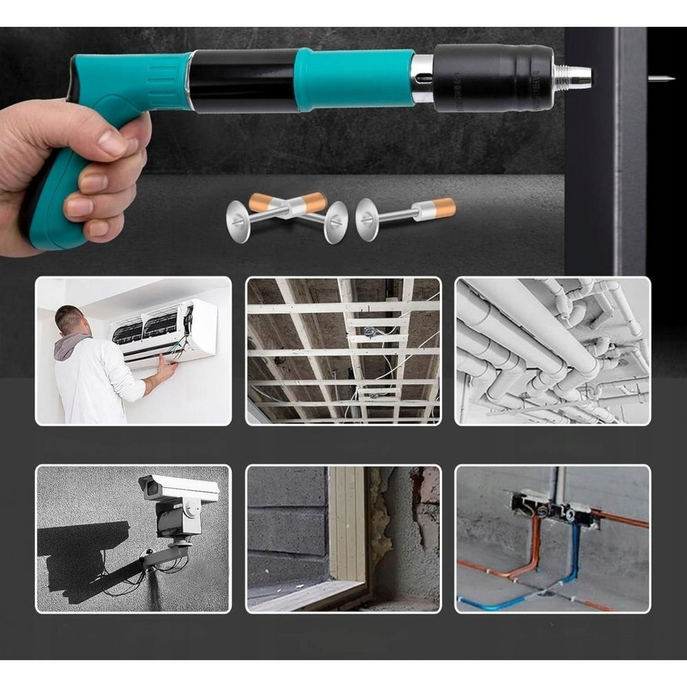 Pistol manual pentru fixare nituri/cuie, Accesorii + 250 de cuie