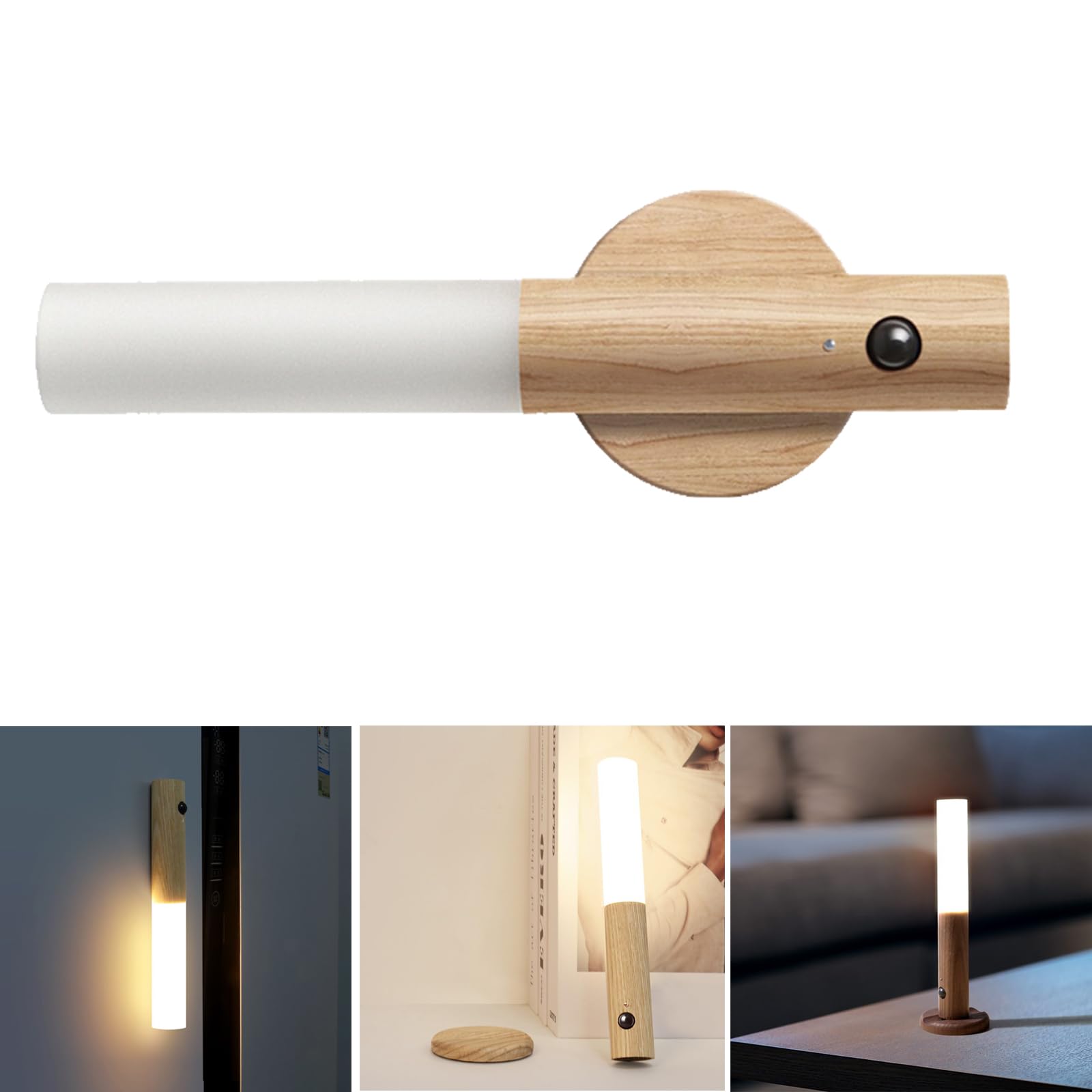 Set 2 x Lampa de veghe magnetica, LED cu senzor de miscare