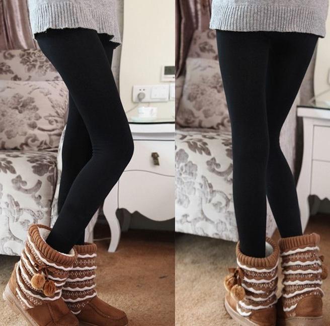 Set 3 colanti vatuiti, 380 DEN, Marime universala, Negru