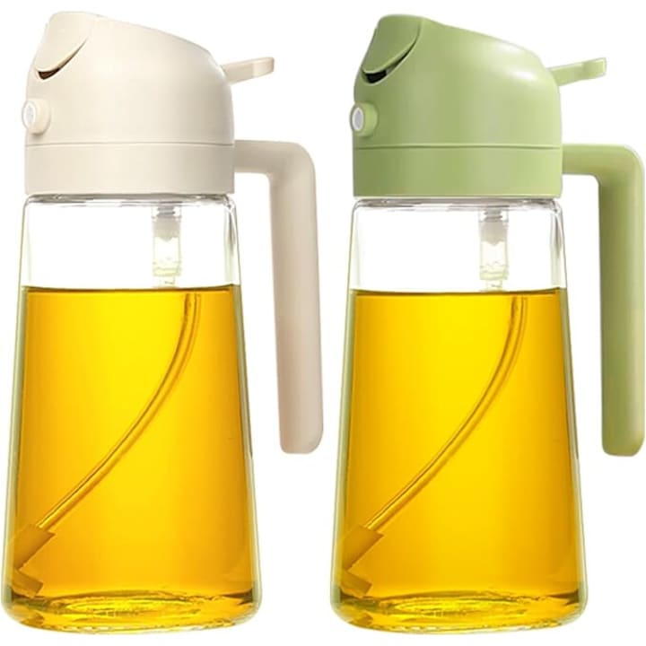 Set 2 x Recipient ulei/otet, 470 ml