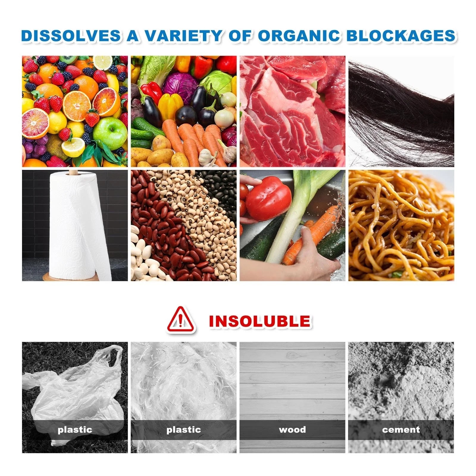 Solutie pentru desfundat tevi, actiune rapida, 250 ml