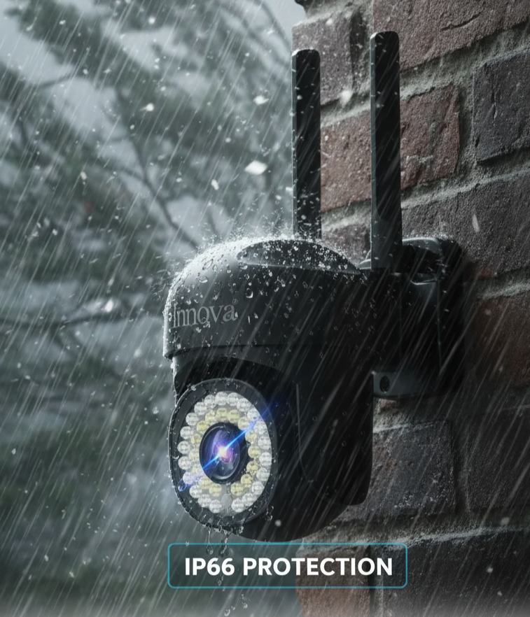 Set 2 x Camera Video Wi-Fi, 36 LED, Rezolutie HD, IP66, Card 32 GB