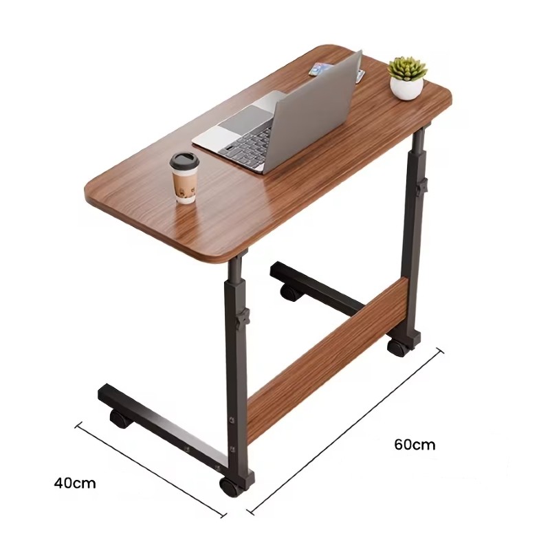 Masuta reglabila laptop cu roti, birou 60x40x80 cm