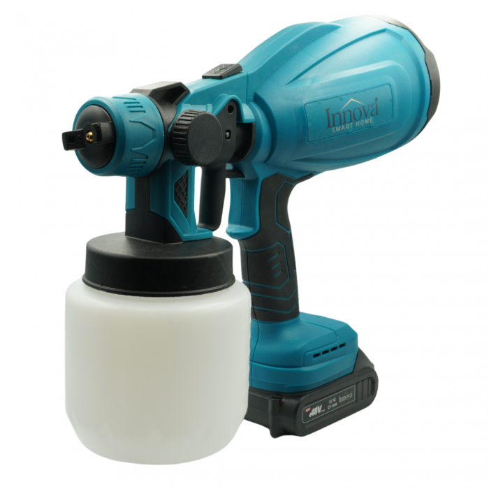 Pistol de vopsit, 2 Acumulatori 48V, 800 ml