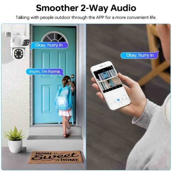 Camera Video 6MP, 42 LED, Vedere 360°, Wi-Fi, Card 32 GB