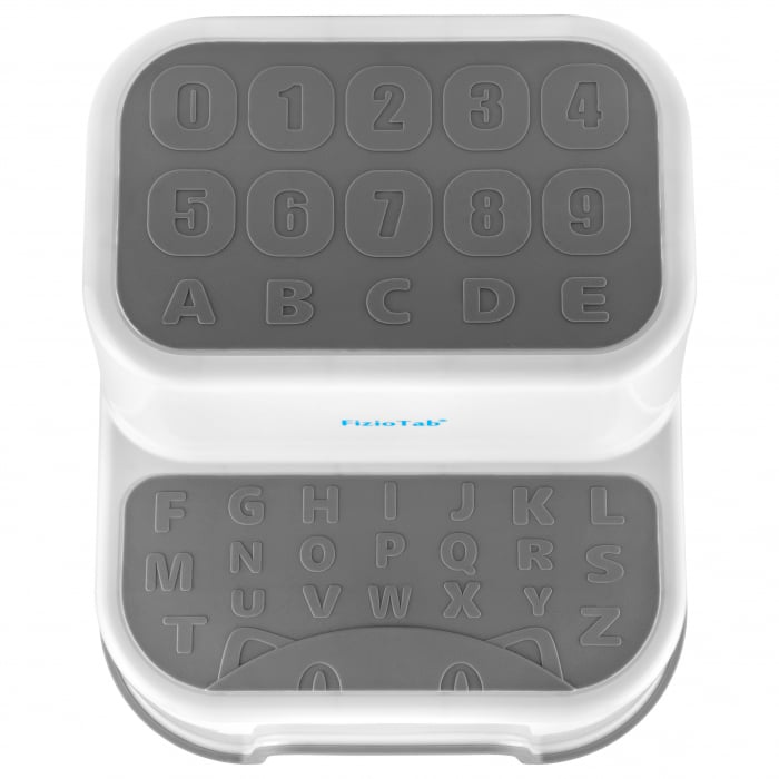 Scaunel inaltator WC pentru copii, FizioTab®Kids, Gri