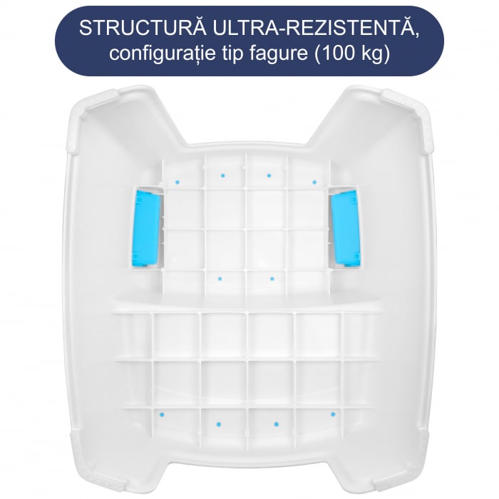 Scaunel inaltator WC pentru copii, Two Step Stoll Alb/Albastru