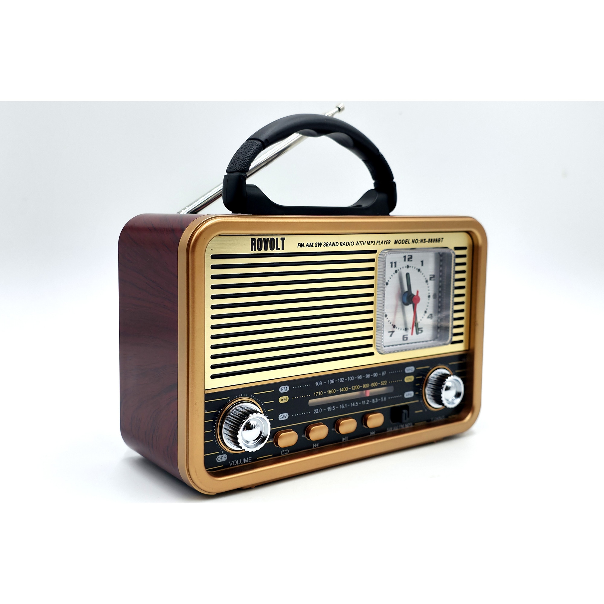 Radio ROVOLT NS - 8898BT, FM/AM/SW, Bluetooth