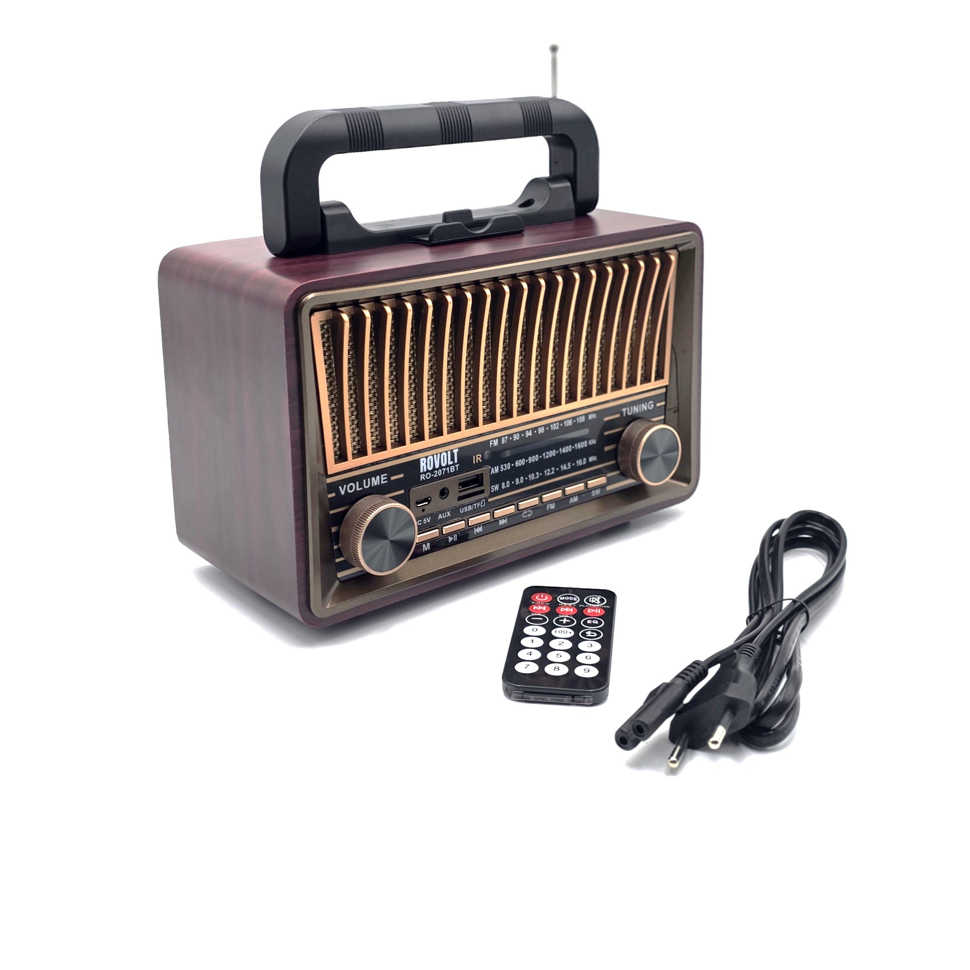 Radio ROVOLT NS - 2071BT, FM/AM/SW, Bluetooth