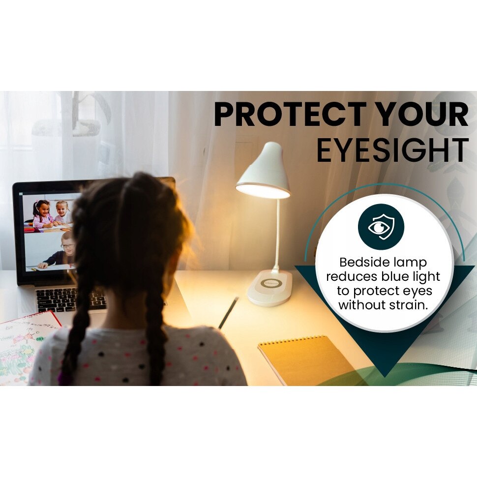 Lampa LED de birou, incarcare wireless