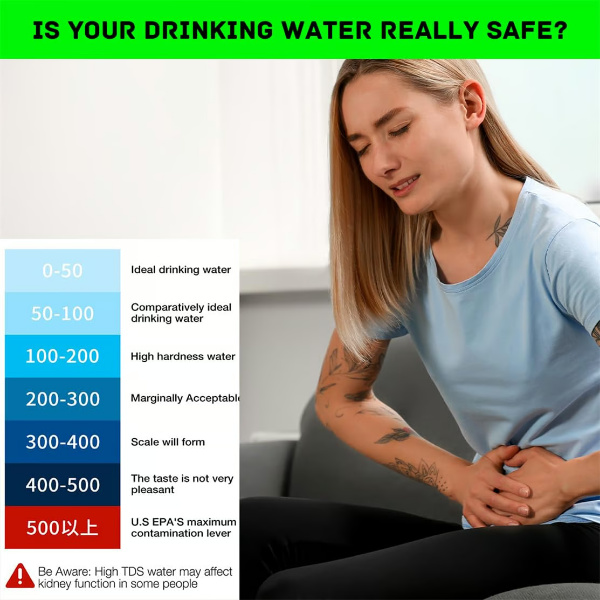 Tester pentru apa, afisaj digital instantaneu a rezultatelor