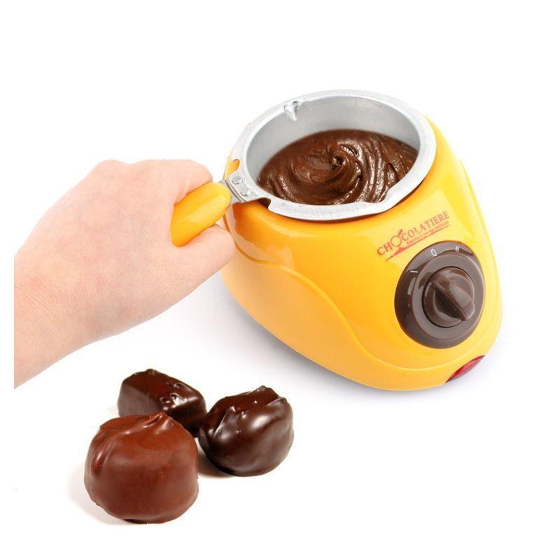 Aparat electric pentru topit ciocolata + Set Fondue Chocolatiere