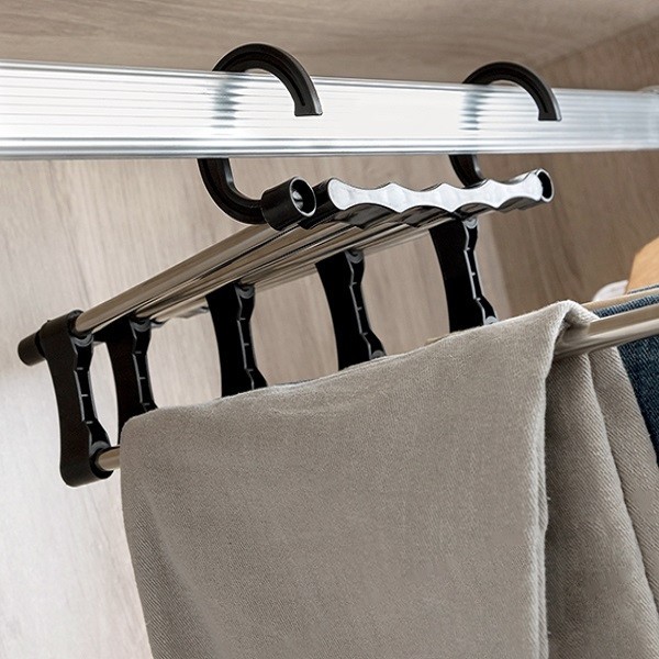 Set 2 x umeras organizator pantaloni, in cascada