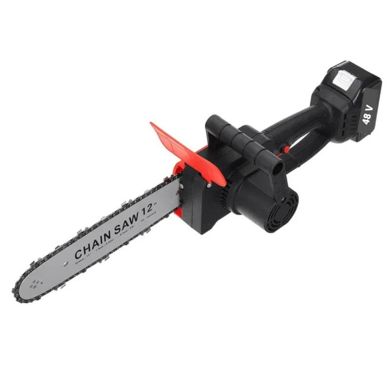 Drujba electrica, 2 acumulatori, 48 V, 2 lanturi, 1200 W, 4800 rpm