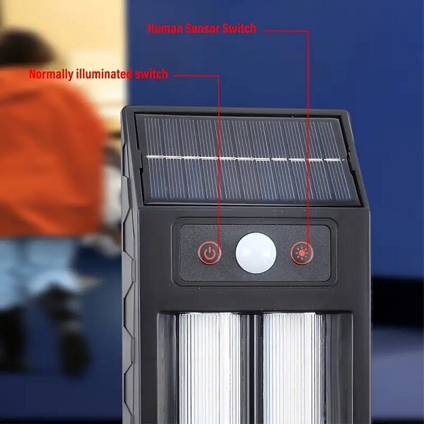 Lampa solara cu senzor de miscare, 18W, 1200 LM