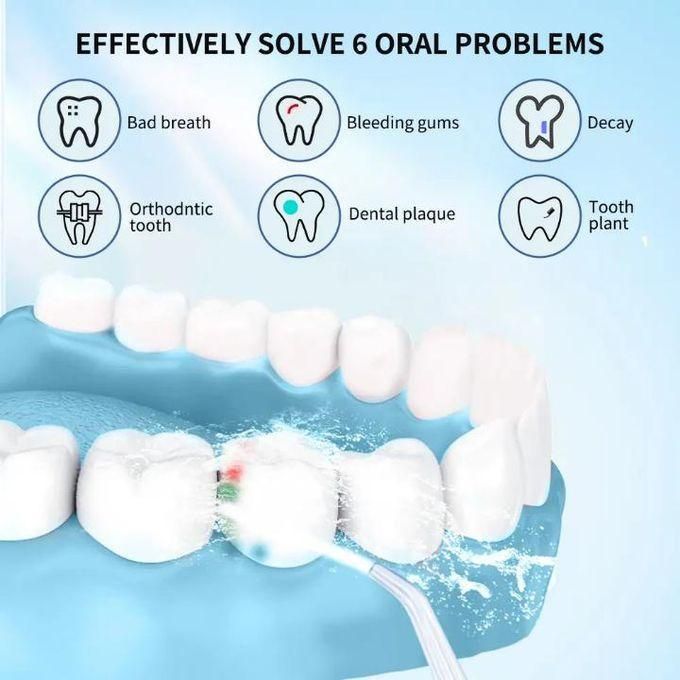 Irigator dentar cu 4 capete portabil, USB, negru