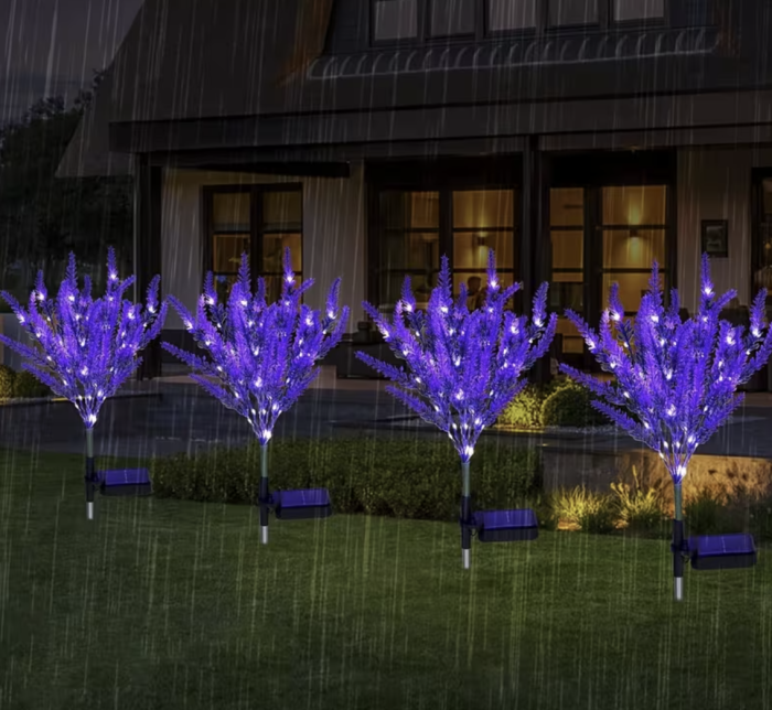 Set 2 x lampa solara, Lavanda