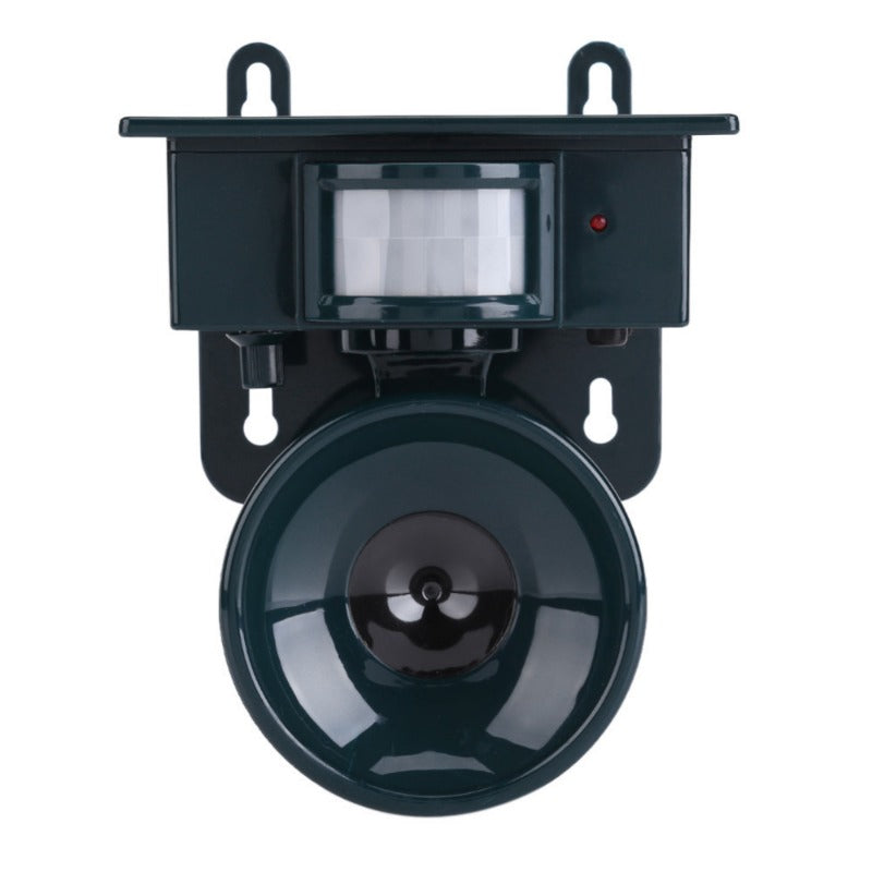 Dispozitiv solar impotriva pasarilor cu detector PIR