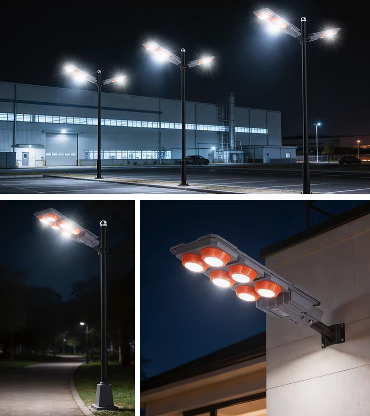 ​Lampa solara stradala 400 W, Acumulator, IP 67