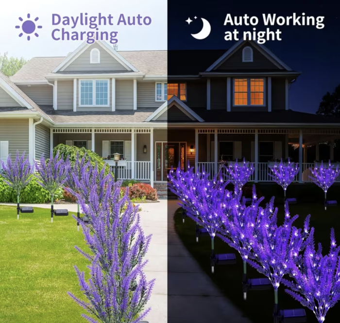 Set 2 x lampa solara, Levantica