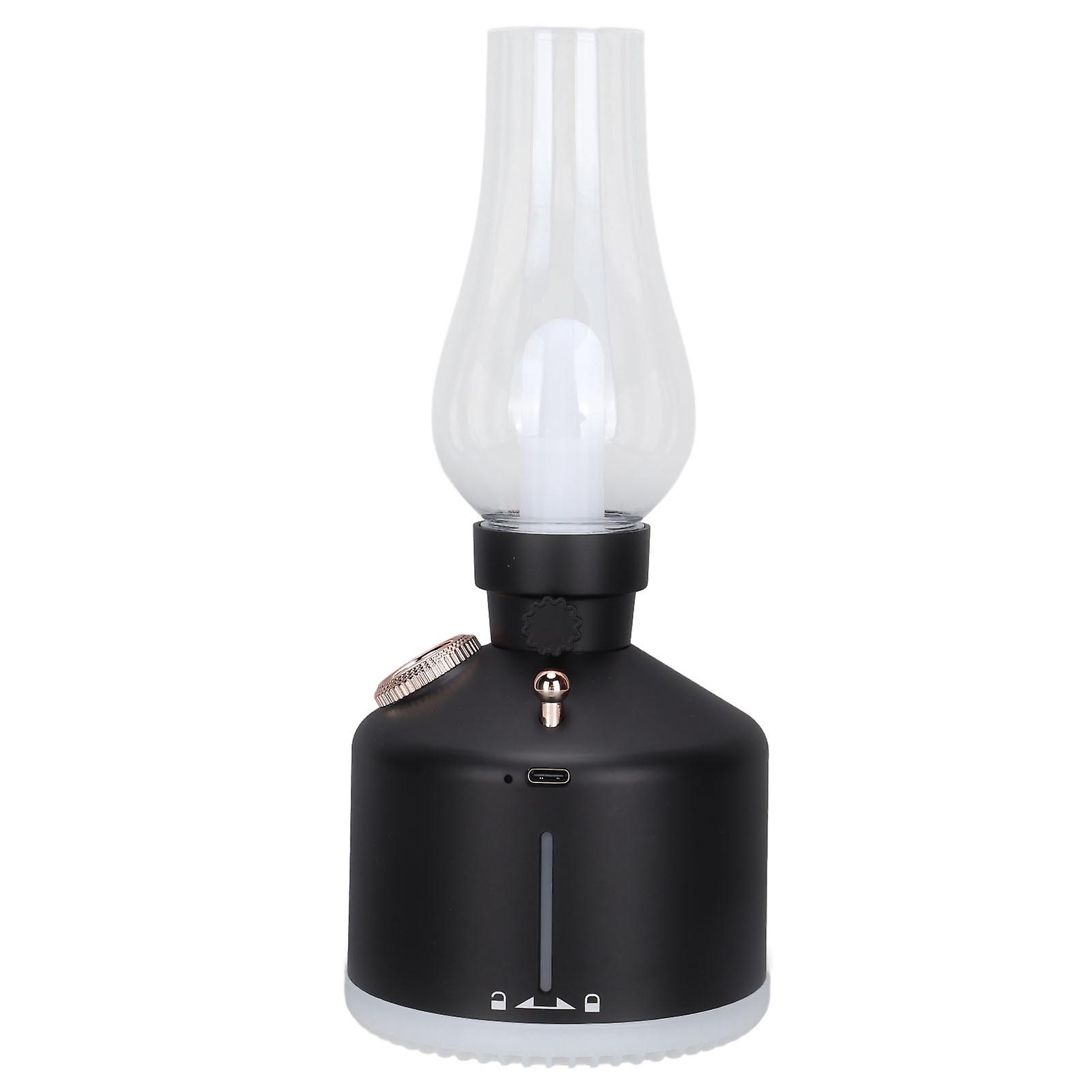 Lampa retro cu umidificator, USB, Baterie 1200 mAh, 280 ml