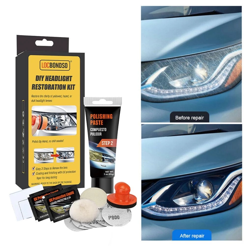 Kit polish pentru restaurarea farurilor
