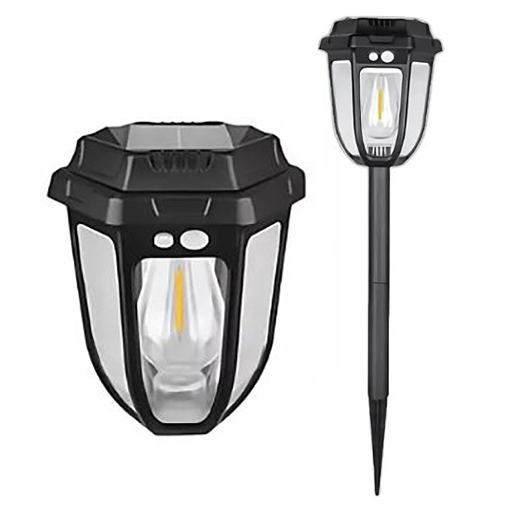 Set 2 x Lampa solara cu senzor miscare, IP65, 1200LM