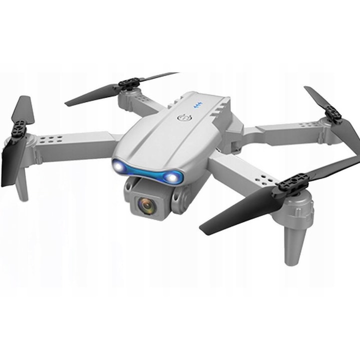 Drona cu 2 camere video, 3 x acumulator 1800 mAh, Gri