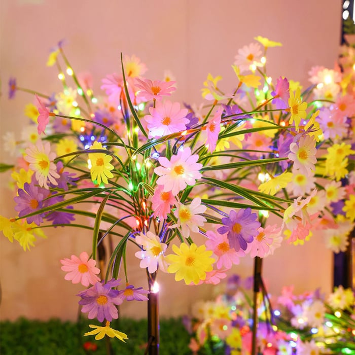 Set 2 x Lampa solara Margarete, 70 cm, LED Multicolor, IP 66