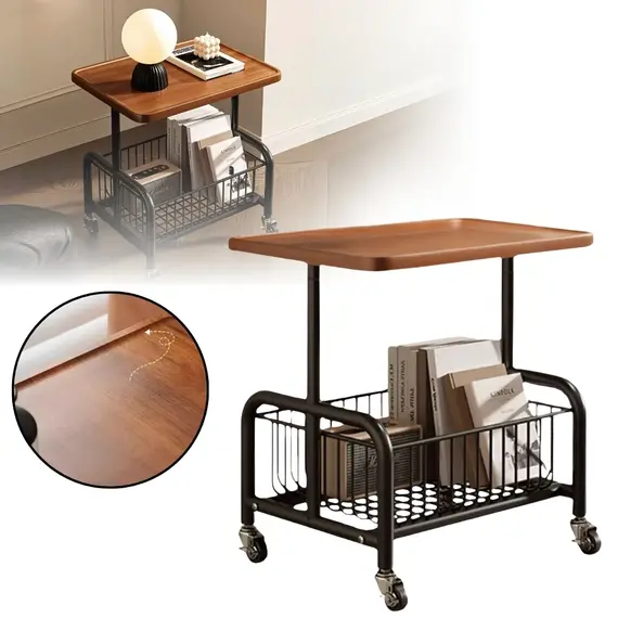 Masuta cu raft pentru depozitare, 40x30x50 cm