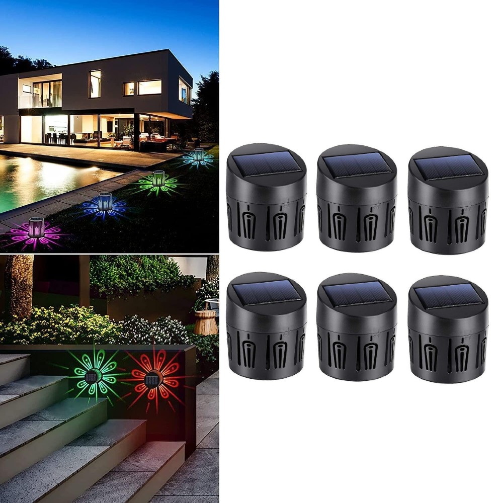 Set 6 lampi solare, LED RGB Multicolor