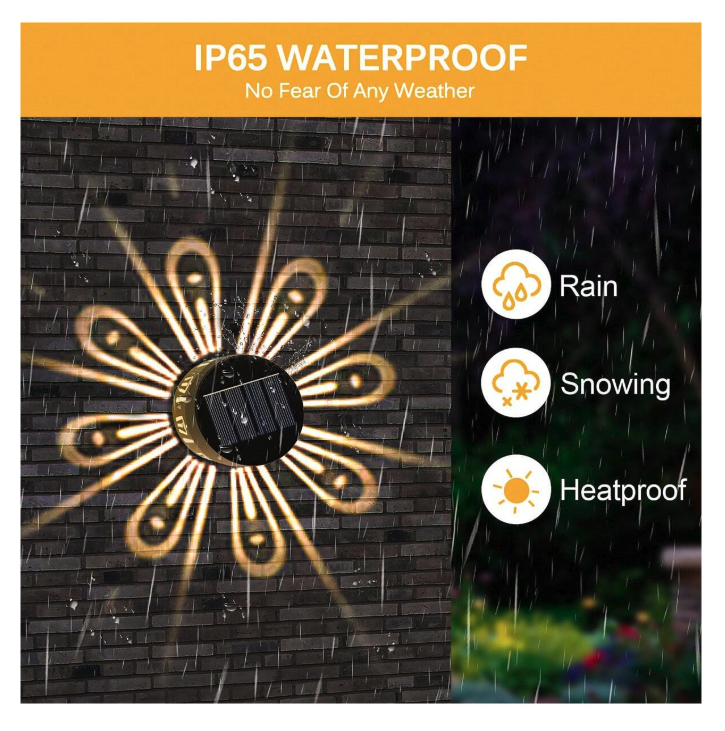 Set 6 lampi solare, lumina LED RGB