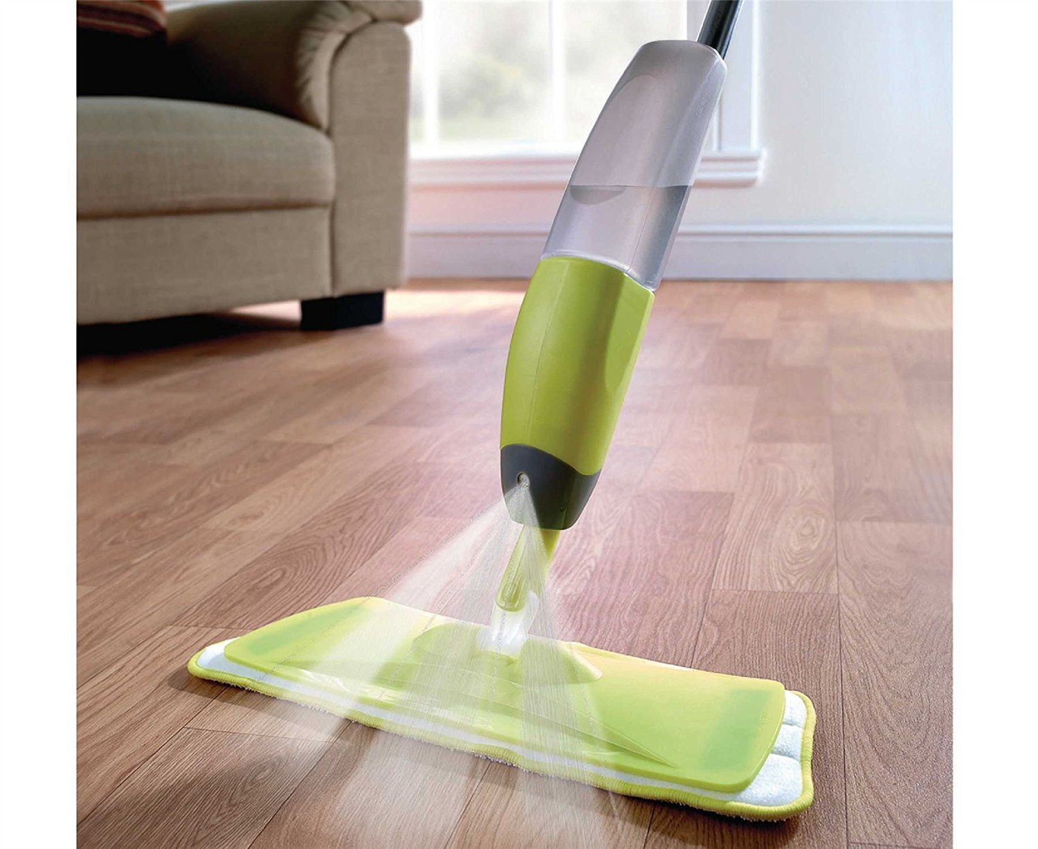 Set 2 x Mop cu pulverizator 600 ml, Spray Mop, laveta microfibra