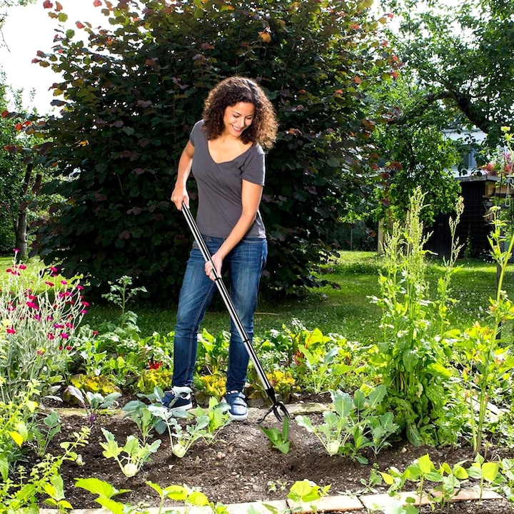 Dispozitiv extensibil pentru scos radacinile sau buruienile