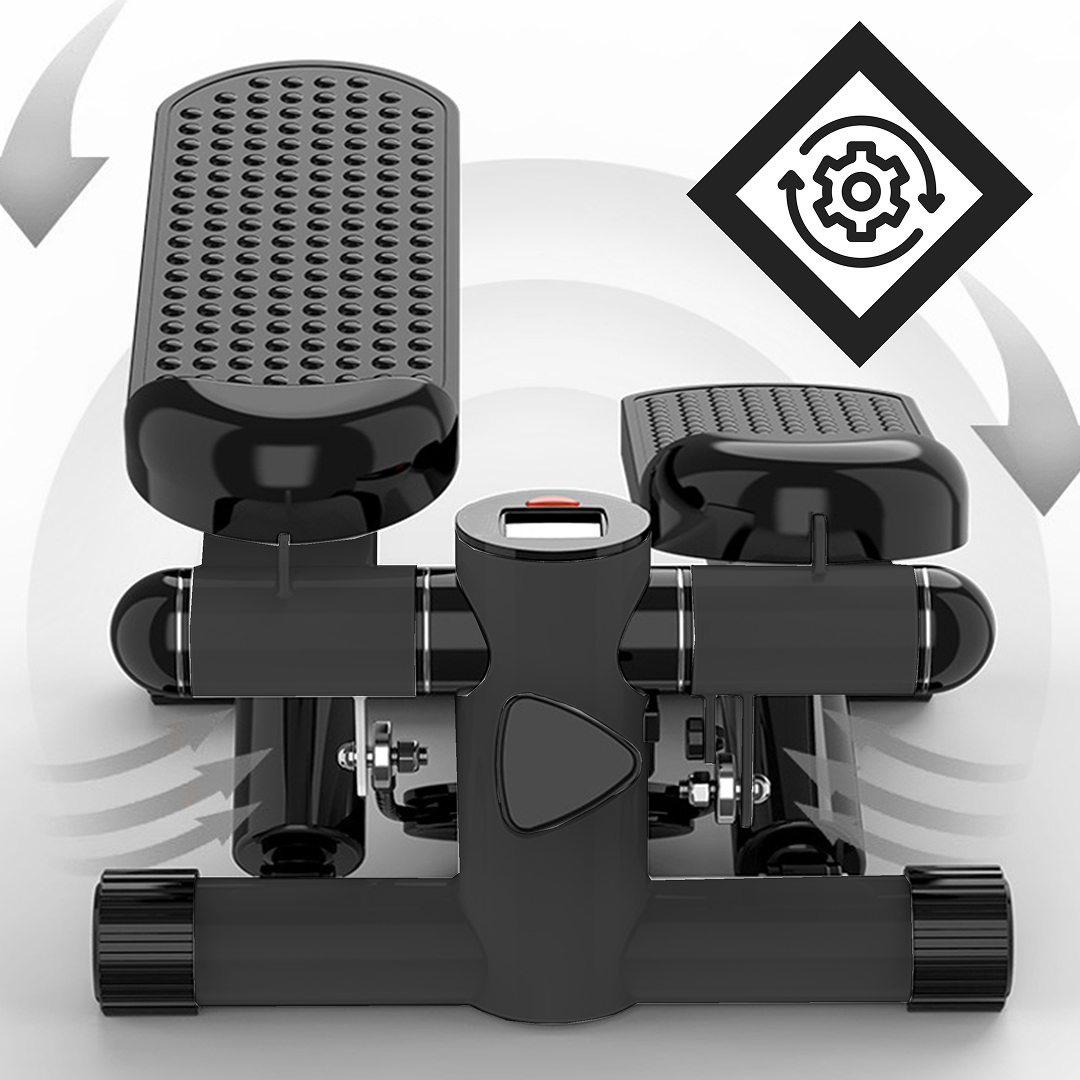 Stepper cu intensitate reglabila, corzi elastice fitness