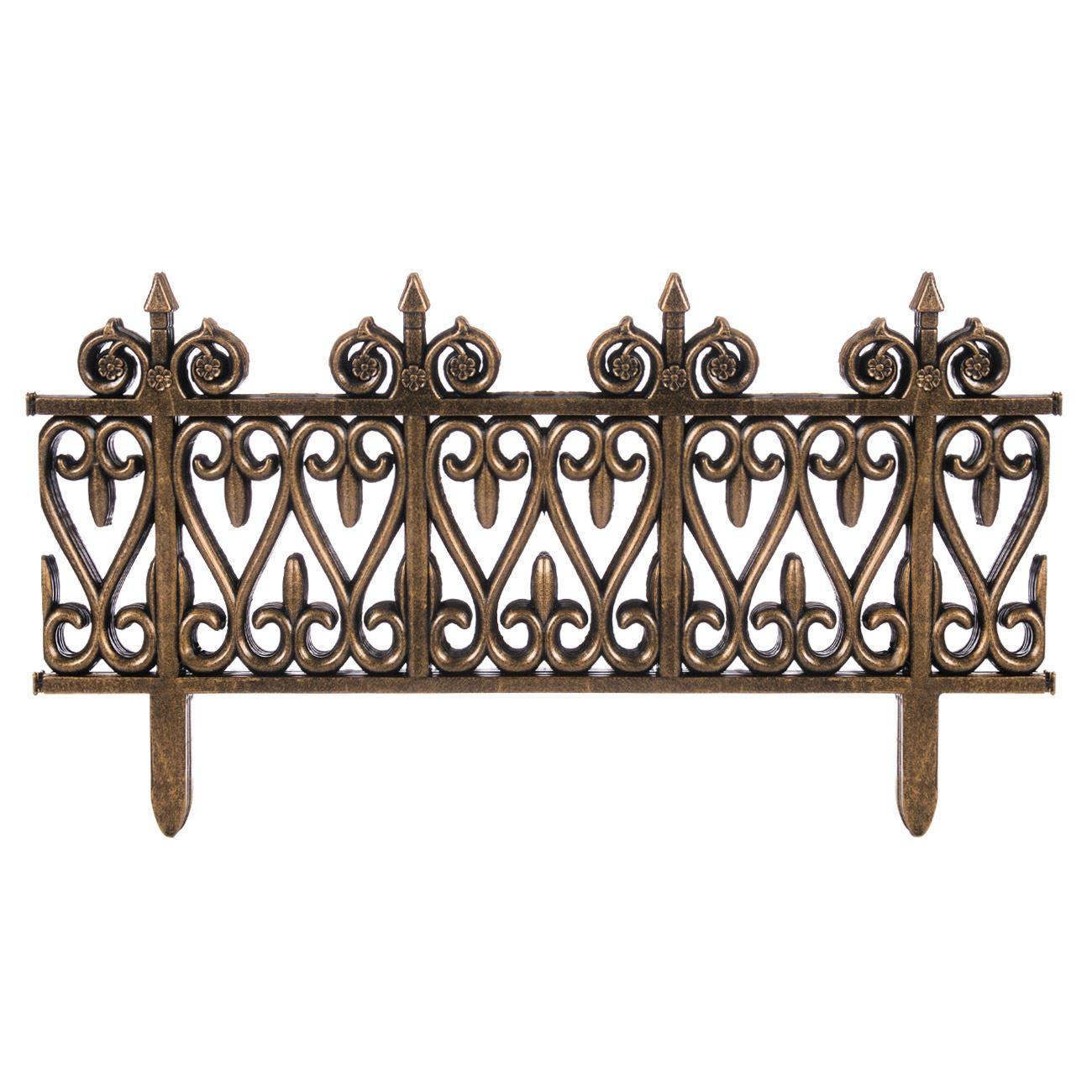 Set 5 gardulete decorative pentru gradina, Bronz, 62×35 cm