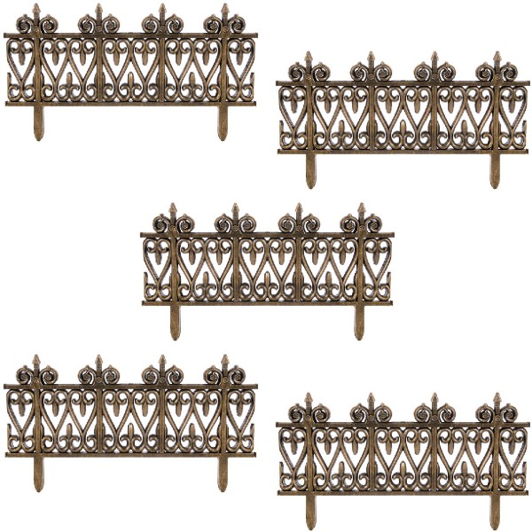 Set 5 gardulete decorative pentru gradina, Bronz, 62×35 cm