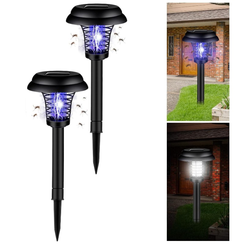 Set 2 x Lampa solara antitantari cu lumina UV