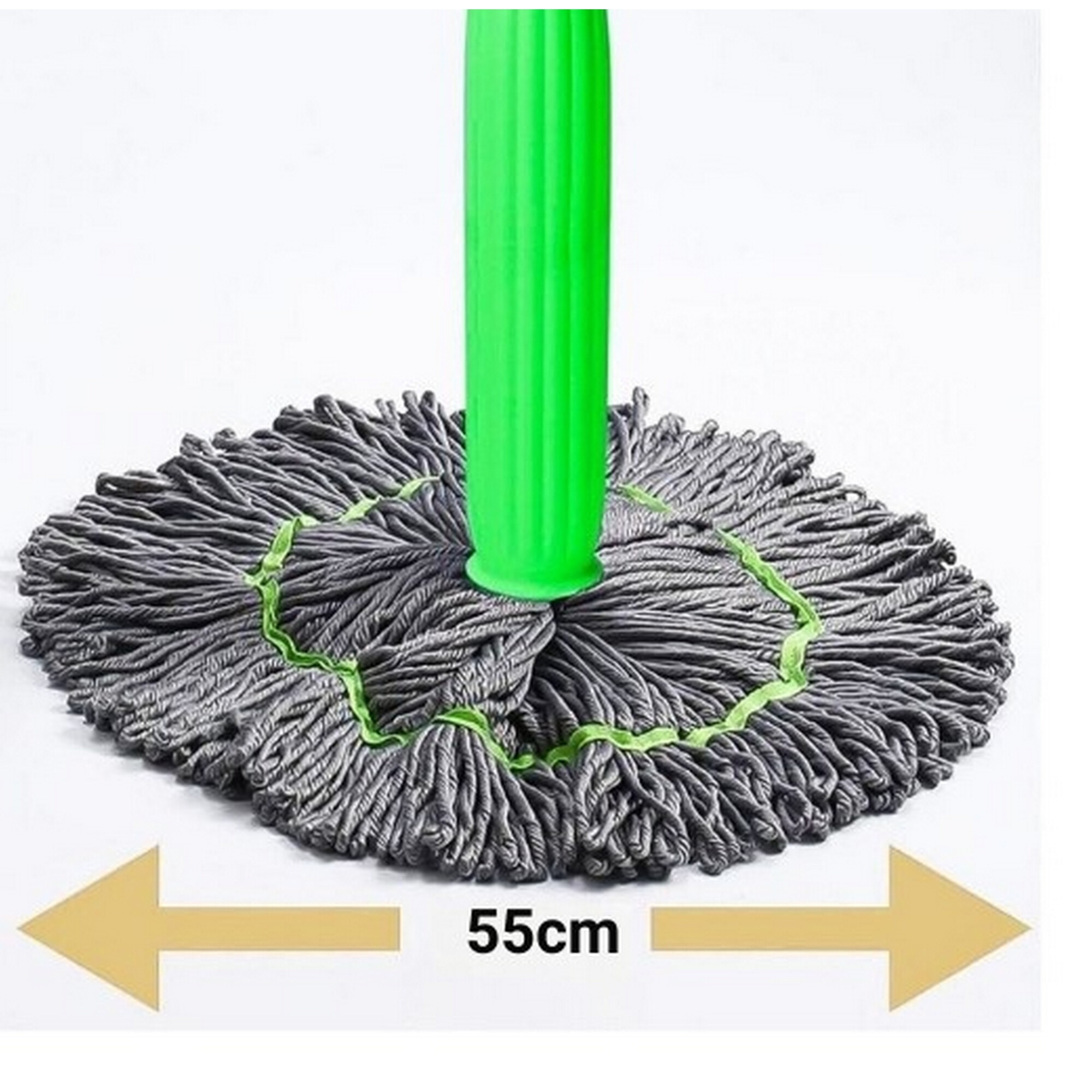 Set 2 x Mop cu stoarcere rapida, Rasucire automata
